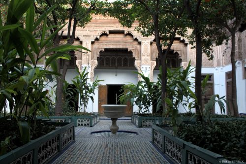 Palais Bahia, petite cour